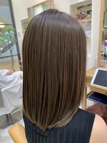 ヘアーフォトギフト(HAIR×PHOTO gift.) オリーブグレージュ/透明感カラー/艶髪/ブリーチなし