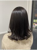 暗髪☆透明感グレージュ