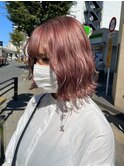 【韓国ヘア】透け感ピンクベージュ　ZEST吉祥寺　青木桜