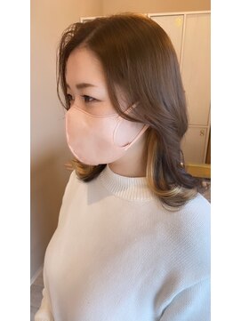 キキ(kiki) 抜きっぱなしインナーカラー＊#ベージュカラー#三重