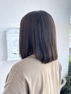 ヘアー ホスピタル ソアン(hair hospital soan) 内巻きボブ☆オリーブカラー