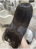 艶髪/艶カラー/グレージュカラー/縮毛矯正/20代/30代