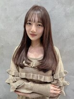 ロンドネートゥル 新潟(Lond naitre)&nbsp;ブラウンベージュのレイヤースタイル（新潟/万代）