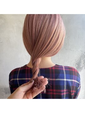 エマヘアープラス 下郡店(Emma Hair plus) 《 REI 》ピンクベージュ