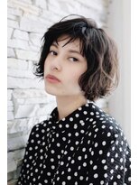 ルーツ(ROOTS) セットなしでカッコ可愛くキマるお洒落ボブパーマ
