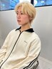 【ダメージレスブリーチ】カット+ダブルカラー+眉毛カット