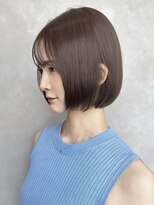 ロイ(Roi)&nbsp;大人可愛い丸みボブミルクティーブラウン