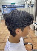 毛流れパーマ