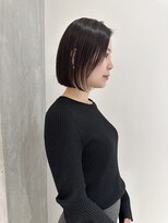 ヨーク(YOKE)&nbsp;YOKE 大人ボブぱつっとボブ丸くないボブ艶髪ネイビーブラック