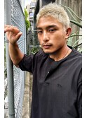スパイキーボウズショートホワイトブリーチ　n9.19