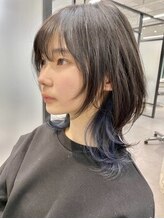 ダブルトーキョー シブヤ(W-TOKYO SHIBUYA) ネオウルフ×インナーカラーボブウルフウルフカット