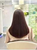 【ダメージ補修カラー使用】ピンクブラウンで大人かわいい!