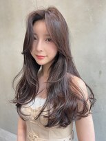 メーヴェ(Mowen) mowen 南堀江　グレージュ　レイヤーロング