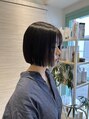 エクラ 宝塚逆瀬川(e'clat) ぱつっとラインがかわいい切りっぱなしボブ◎