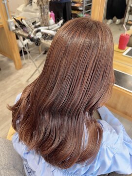 ジジ フィーカ 佐野(Gigi fika) ピンクブラウン