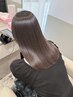 【竹村指名限定】髪質改善カラーTR＋カット＋炭酸頭浸浴＋ショートスパ