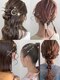ヘアセットサロン アッシュ 神戸三宮(Ash)の写真/【ラメ＊ホロ＊金箔＊銀箔＊ゴールドピン＊シルバーピン＊パール】つけ放題クーポン(500円)有り♪