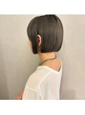 【&ONE 自由が丘】ミニボブ×アッシュグレージュ