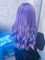 インク 渋谷(INK.)&nbsp;色落ちシルバーのバイオレット