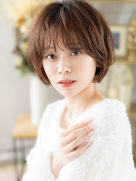 カバーヘア ブリス 上尾西口店(COVER HAIR bliss) ピンクアッシュくせ毛風小顔マッシュパーマTc3上尾20代30代40代