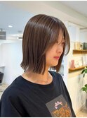 【恵比寿 LIBRE】大人切りっぱなしボブ