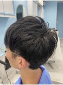 清潔感抜群☆爽やかメンズツーブロックショート