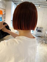 ルーム(Loom.)&nbsp;デザインカラーコントラストハイライト切りっぱなしボブ