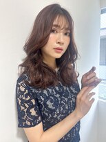 クラン(Chlan)&nbsp;大人フェミニンミックス巻き×ブラウンカラー