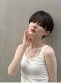 大人可愛いマッシュショート