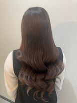 アオアクア 新越谷店(AO-AQUA)&nbsp;ブラウン・ゆる巻き・上品・柔らか質感・トレンド・韓国風ヘア