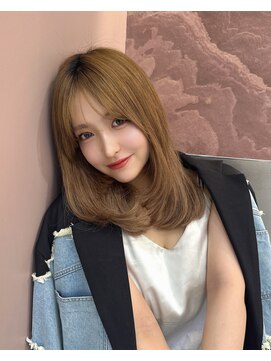 ロンドアヴァントゥス 池袋(Lond aventus) 韓国レイヤー/韓国風/ボブ/髪質改善/黒髪/ブリーチなし〔池袋〕