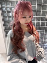 リンドトウキョウ ウメダ(LINDO TOKYO)&nbsp;梅田/大阪/くすみベージュ/ピンクヘアー/ダブルカラー