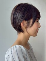 ナチュラル ヘアーデザイニング(Natural hair designing) 大人ショートボブ/アンニュイボブ/小顔ボブ/シースルーバング