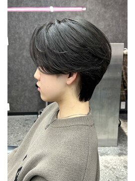 メンズサロン スライバイリアオオサカ(Sly By Ria OSAKA) ~毛流れセンターパートウルフ~【大阪/梅田】