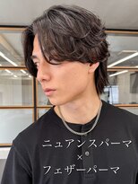 スタートウキョウ 渋谷(STAR TOKYO)&nbsp;清潔感◎黒髪フェザーパーマ×ビジネス短髪30代40代メンズ