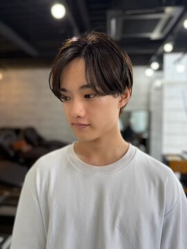ソイクフ(SOY KUFU) センターパートメンズマッシュラウンドマッシュ/東伏見/田無