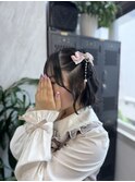 ライブ前ヘアセット/アレンジ/ハーフセット
