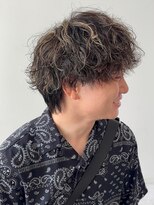 ゼスト パーク(ZEST PARK)&nbsp;波巻きパーマ×メッシュ