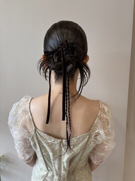 ニア(nir.) 佐賀/鳥栖/結婚式ヘア/カチモリヘア/ヘアセット