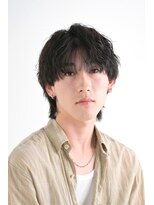 kaming&nbsp;【大人の色気】波巻きパーマ×マッシュウルフで無造作な束感
