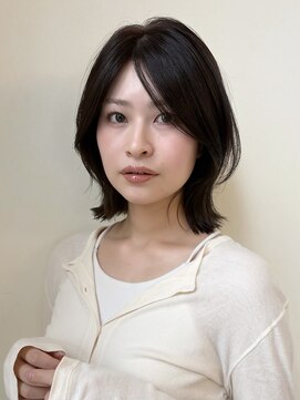 カナン 銀座(CANAAN) 【韓国スタイル】ボブレイヤー×グレージュブラウン