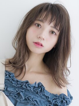 エアー 福岡(AIR) ［air-FUKUOKA　竹石］ パツっと外ハネブルージュ