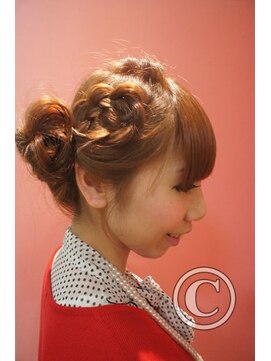 サロン ド シュシュ(salon du chouchou) 編み込みアップ