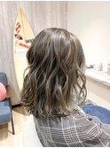 KANALOA☆外国人風アッシュグレージュ立体ハイライト
