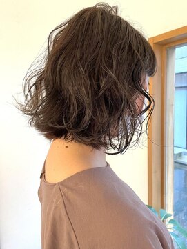 ニア 清澄白河(nir) 〈清澄白河 半個室〉ウェーブボブ/ラベンダーベージュ