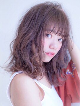 ロンドプランタン 恵比寿(Lond Printemps) イメチェンゆるふわ外ハネボブパーマ/チェリーブラウン