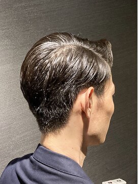 ビーダンディー(Bee dandy) ビジネスフォーマル ツーブロックショート 七三オールバック