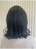 【EIGHTたまプラ】デザインカラー切りっぱなしボブ