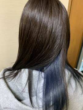 カルフール 草加本店(Carrefour) ネイビーブルー/インナーカラー/アッシュ/ダークブラウン