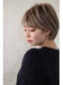 束感ショート/ 美シルエット /ナチュラルアッシュ/ マッシュ